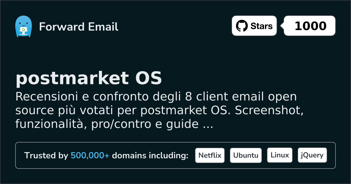 8 Client Email Open Source Più Votati per postmarket OS 2026