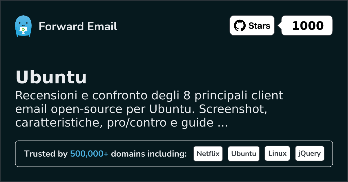 8 Client Email Open Source Leader per Ubuntu 2026
