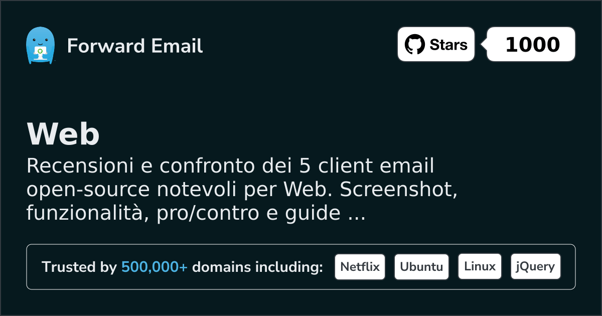 5 Client Email Open Source Notevoli per Web 2026
