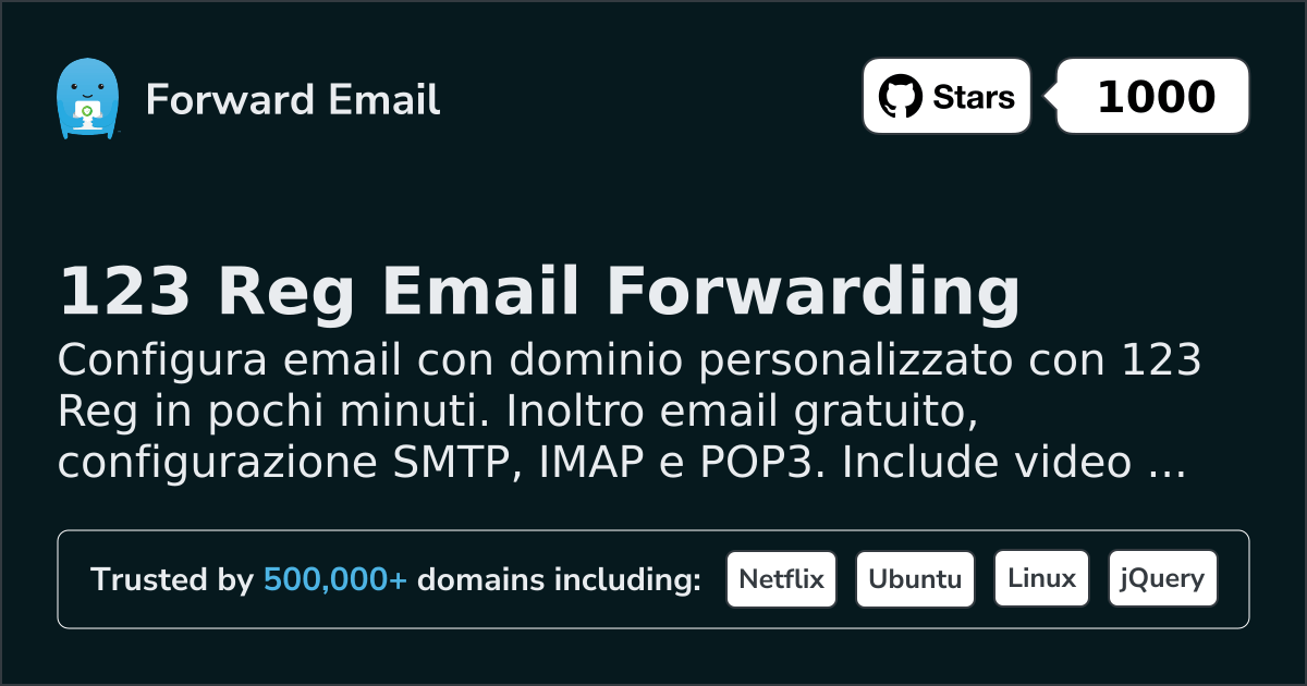 Come configurare l'email con 123 Reg
