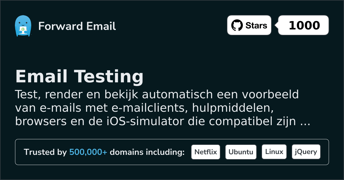 E-mailtesten voor browsers en iOS-simulator