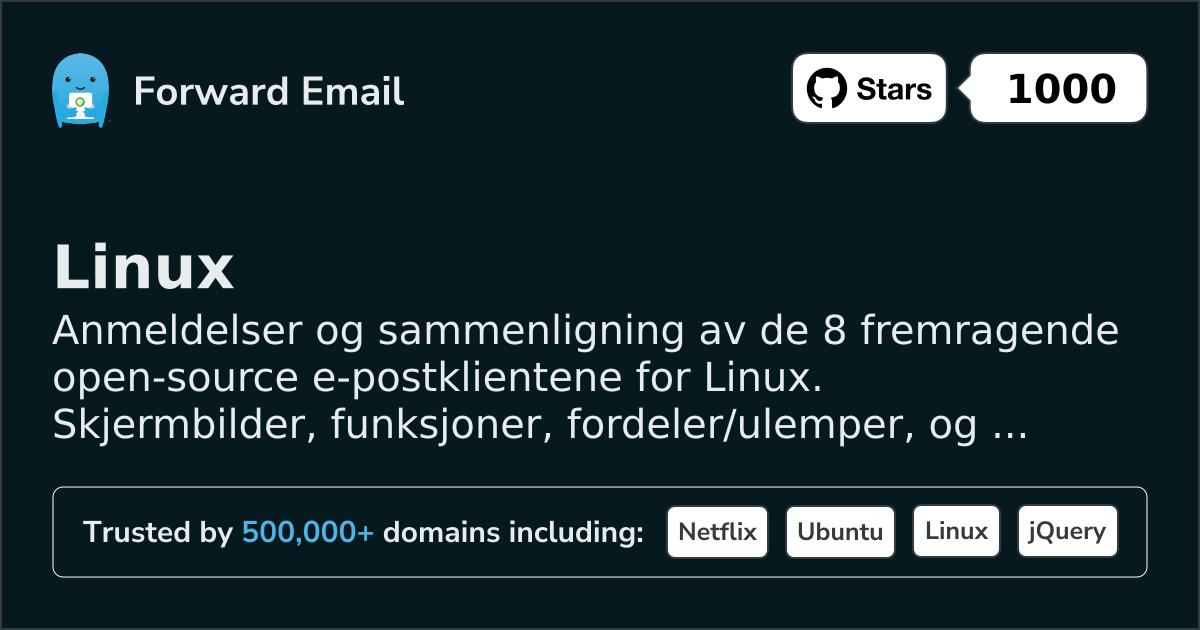 8 fremragende open source e-postklienter for Linux 2026