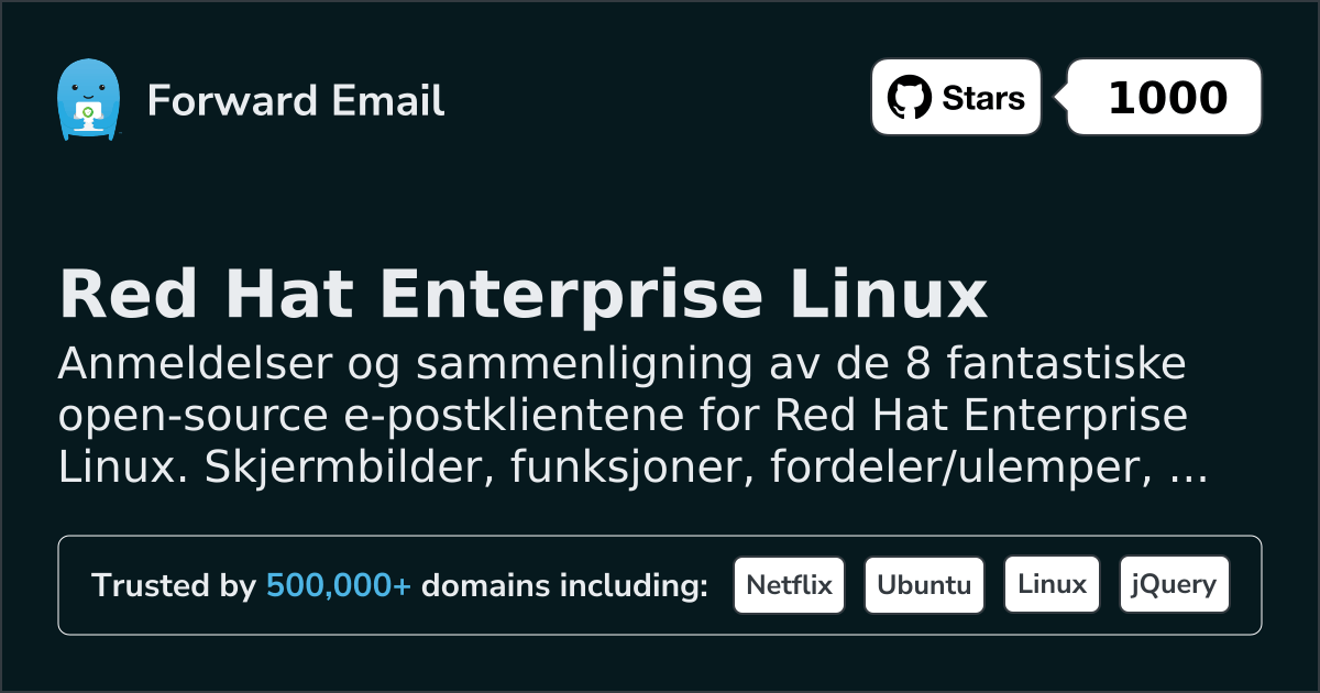 8 fantastiske open source e-postklienter for Red Hat Enterprise Linux 2026