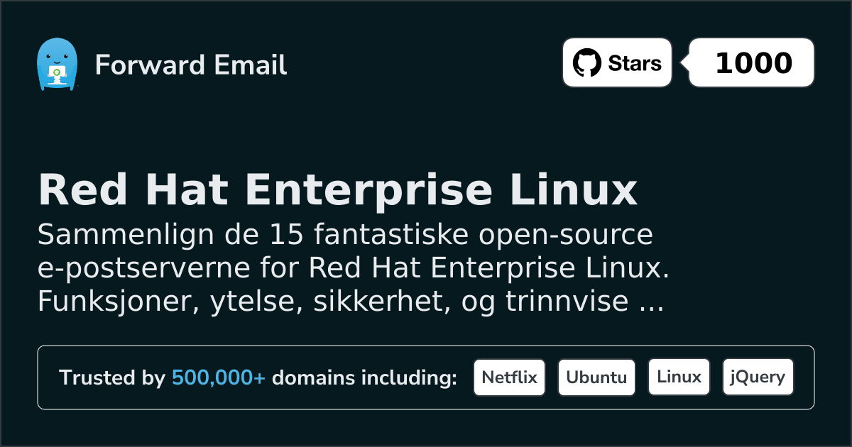 15 fantastiske open source e-postservere for Red Hat Enterprise Linux 2026