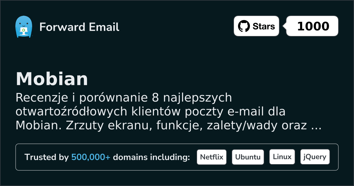 8 najlepszych klientów e-mail open source dla Mobian 2026