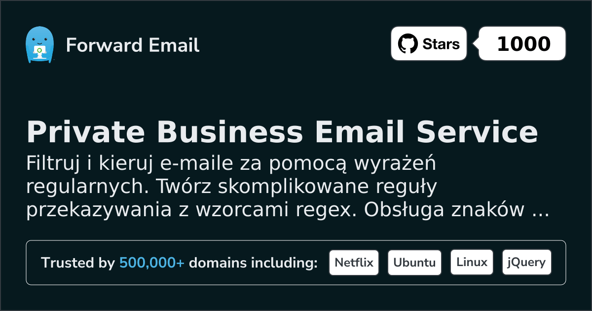 Filtrowanie e-maili za pomocą wyrażeń regularnych - Zaawansowane dopasowywanie wzorców dla niestandardowych domen