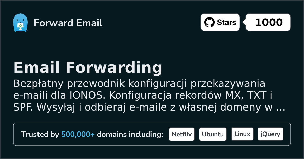 Jak skonfigurować pocztę e-mail za pomocą IONOS