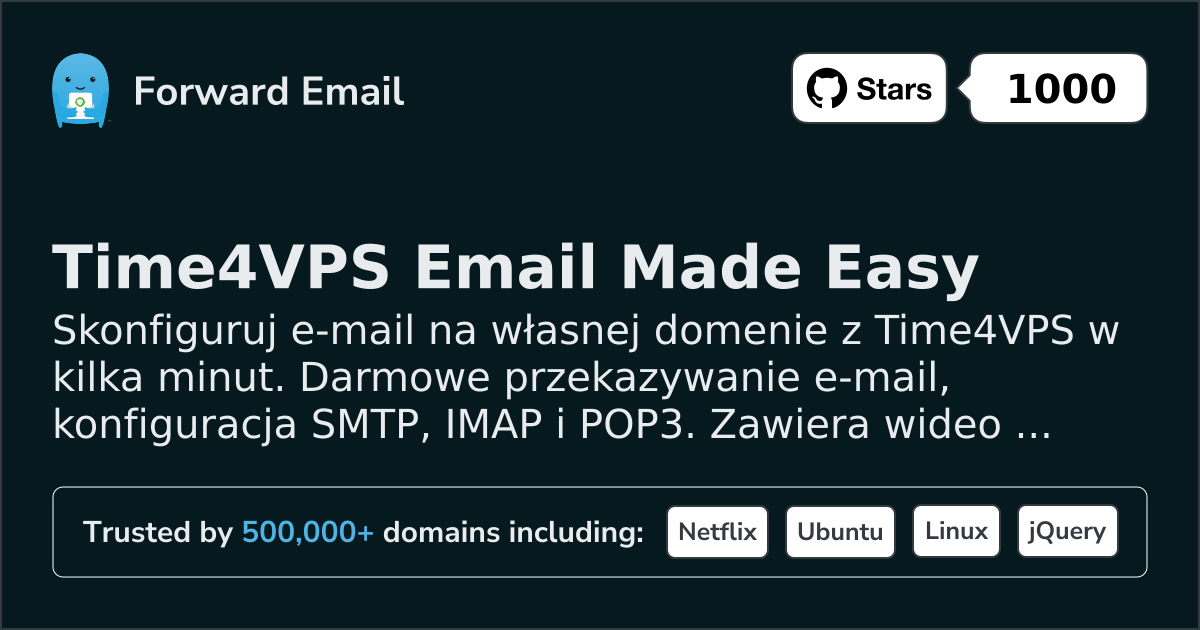 Jak skonfigurować pocztę e-mail za pomocą Time4VPS