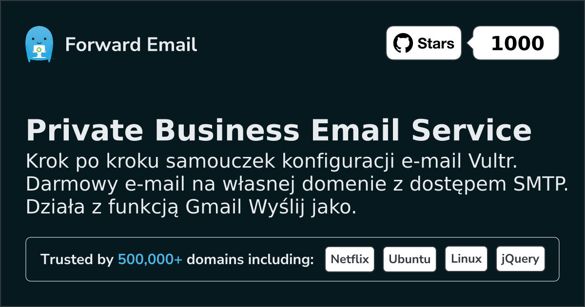 Jak skonfigurować pocztę e-mail za pomocą Vultr