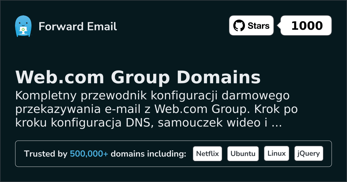 Jak skonfigurować pocztę e-mail za pomocą Web.com Group