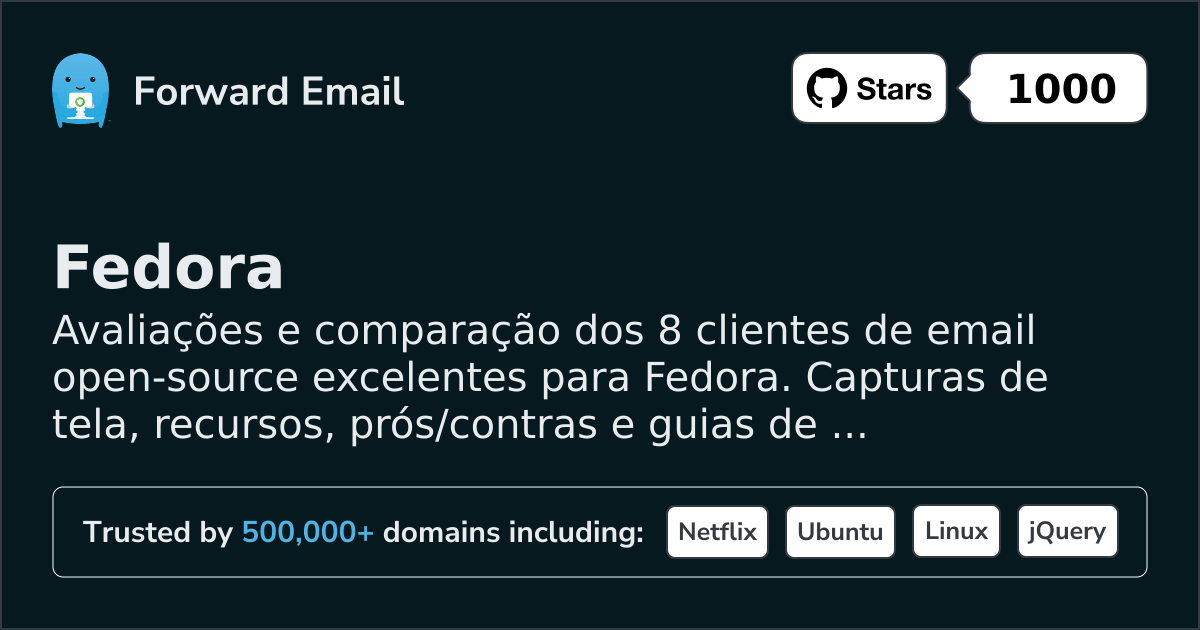 8 Excelentes Clientes de Email Open Source para Fedora 2026
