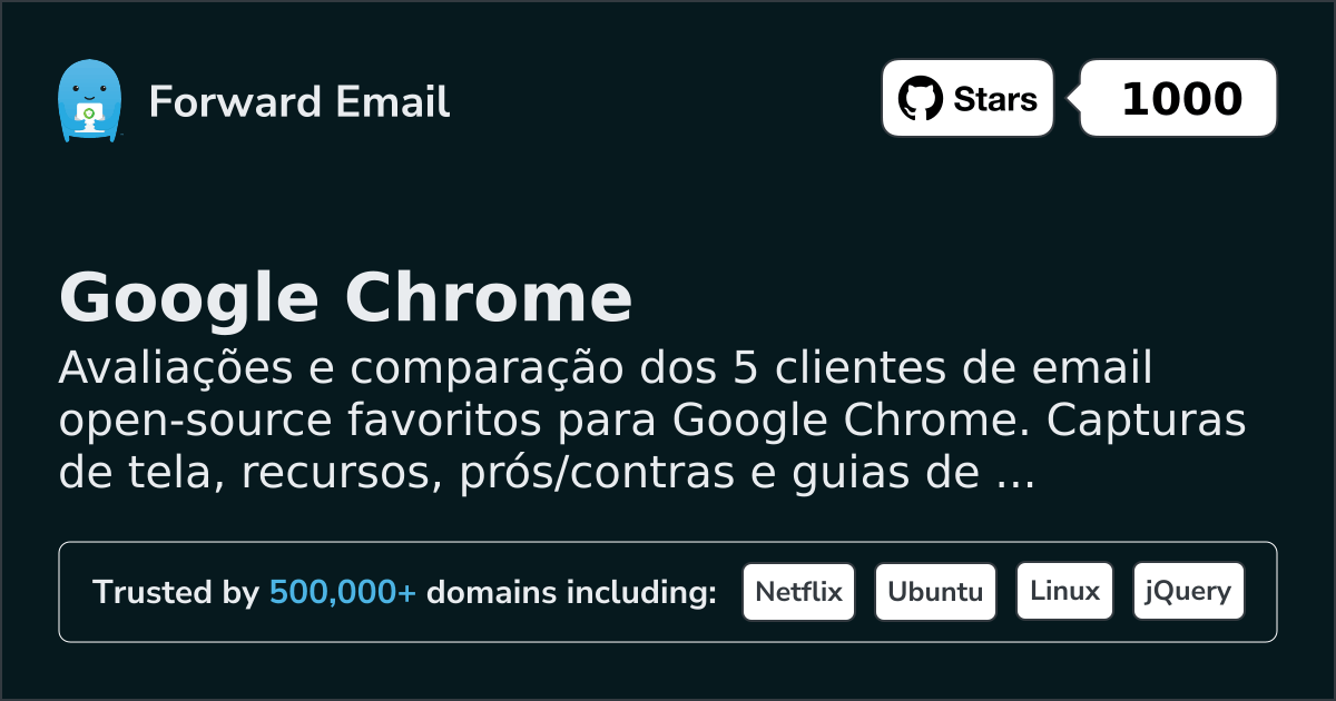 5 Clientes de Email Open Source Favoritos para Google Chrome 2026