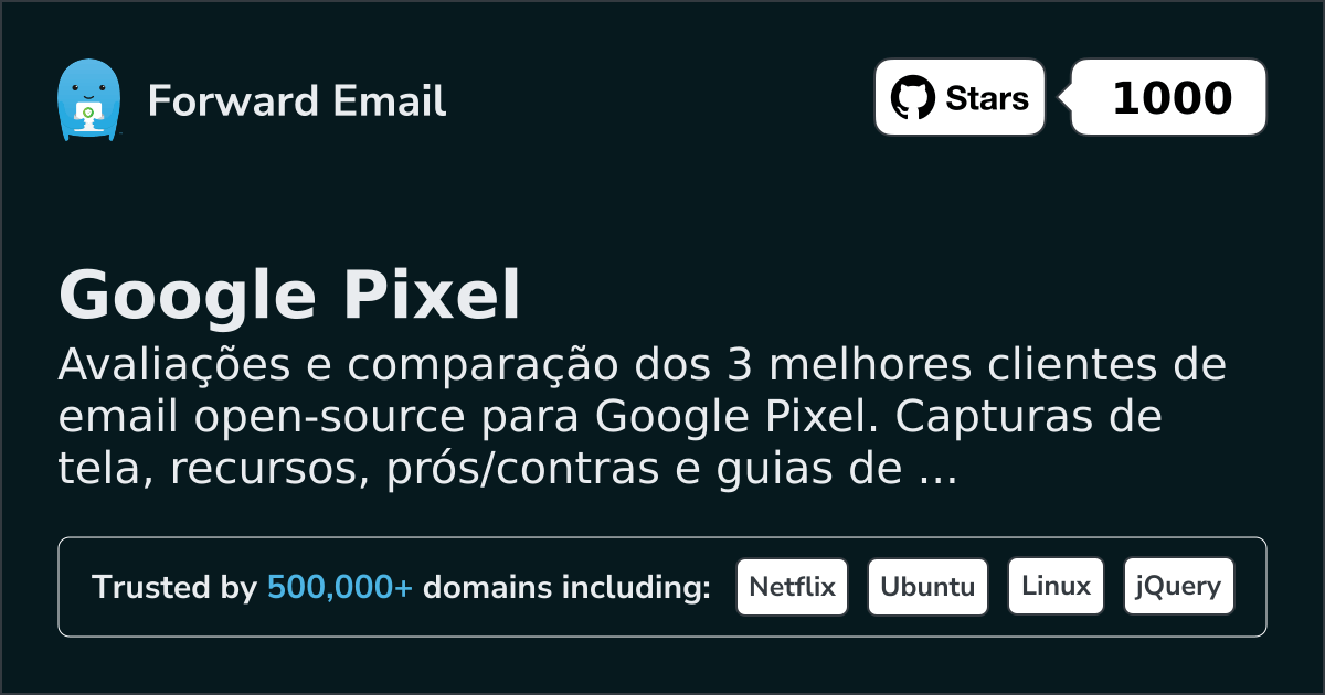 3 Melhores Clientes de Email Open Source para Google Pixel 2026