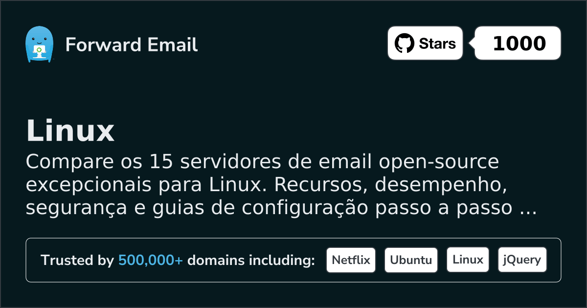 15 Excelentes Servidores de Email Open Source para Linux 2026