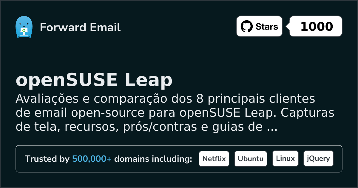 8 Principais Clientes de Email Open Source para openSUSE Leap 2026