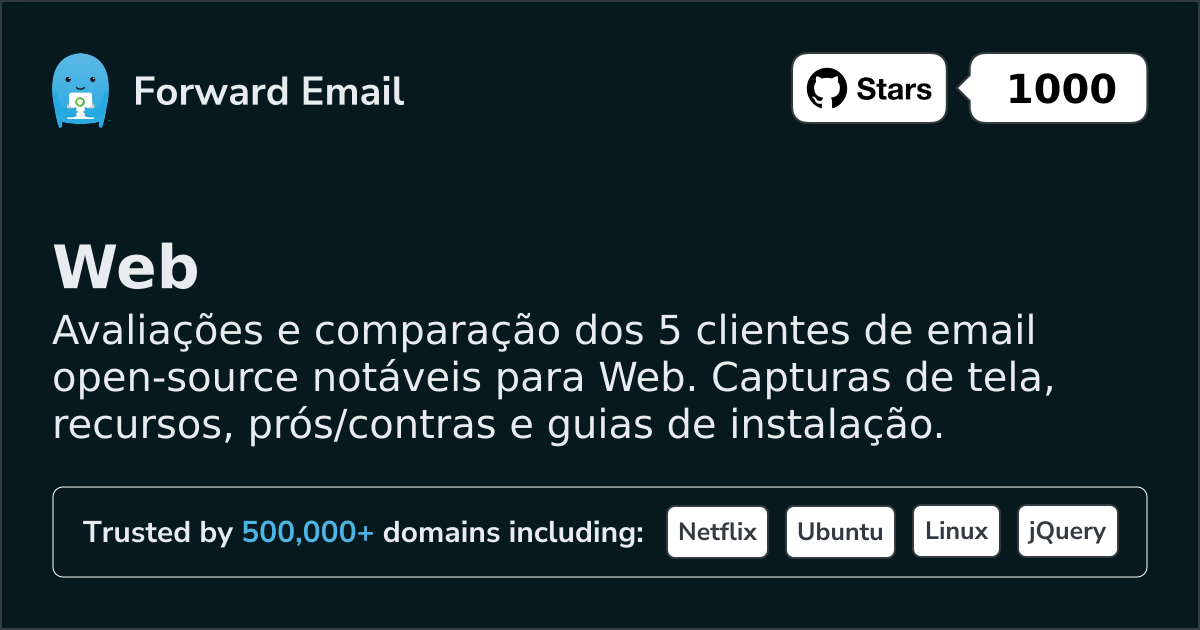 5 Clientes de Email Open Source Notáveis para Web 2026