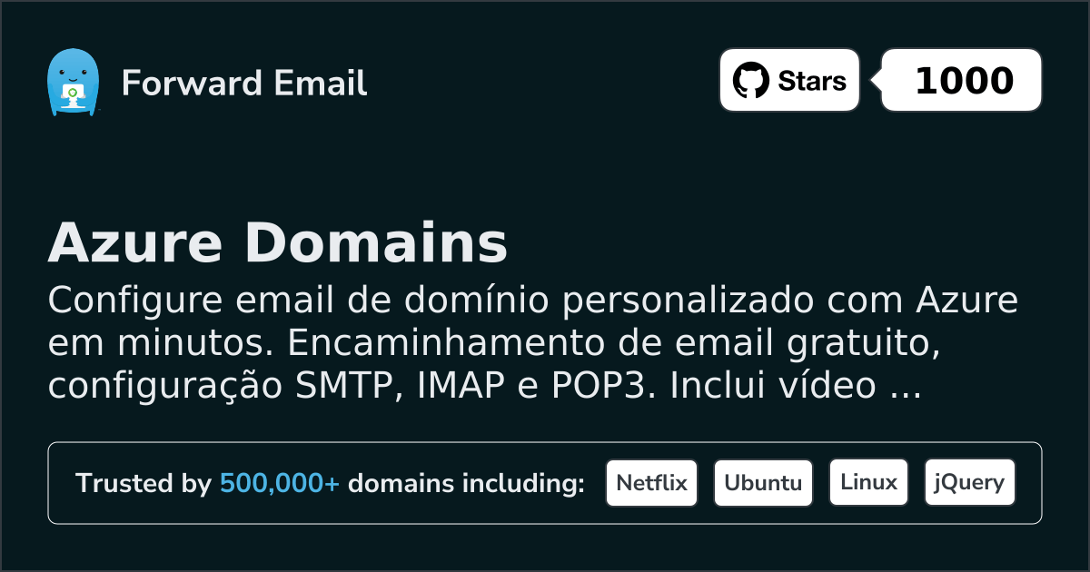 Como configurar e-mail com Azure