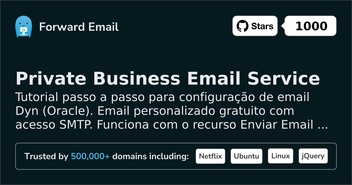 Como configurar e-mail com Dyn (Oracle)