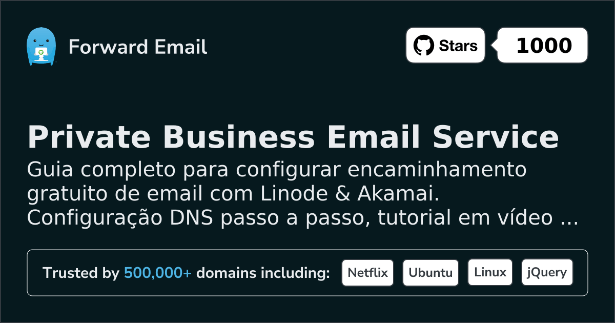 Como configurar e-mail com Linode & Akamai