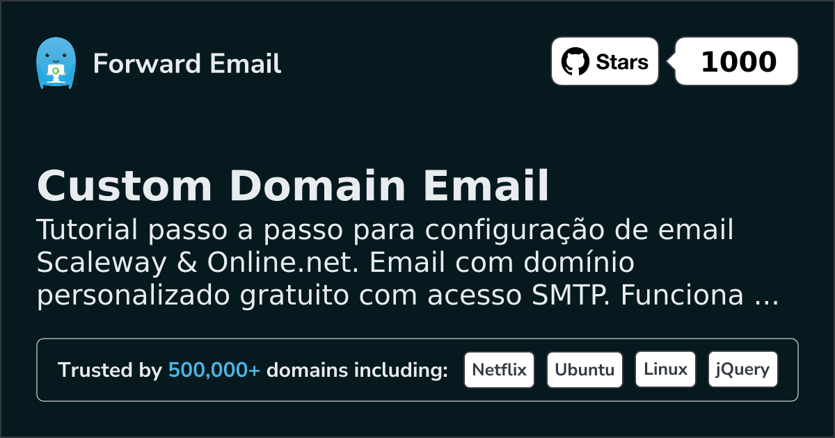 Como configurar e-mail com Scaleway & Online.net