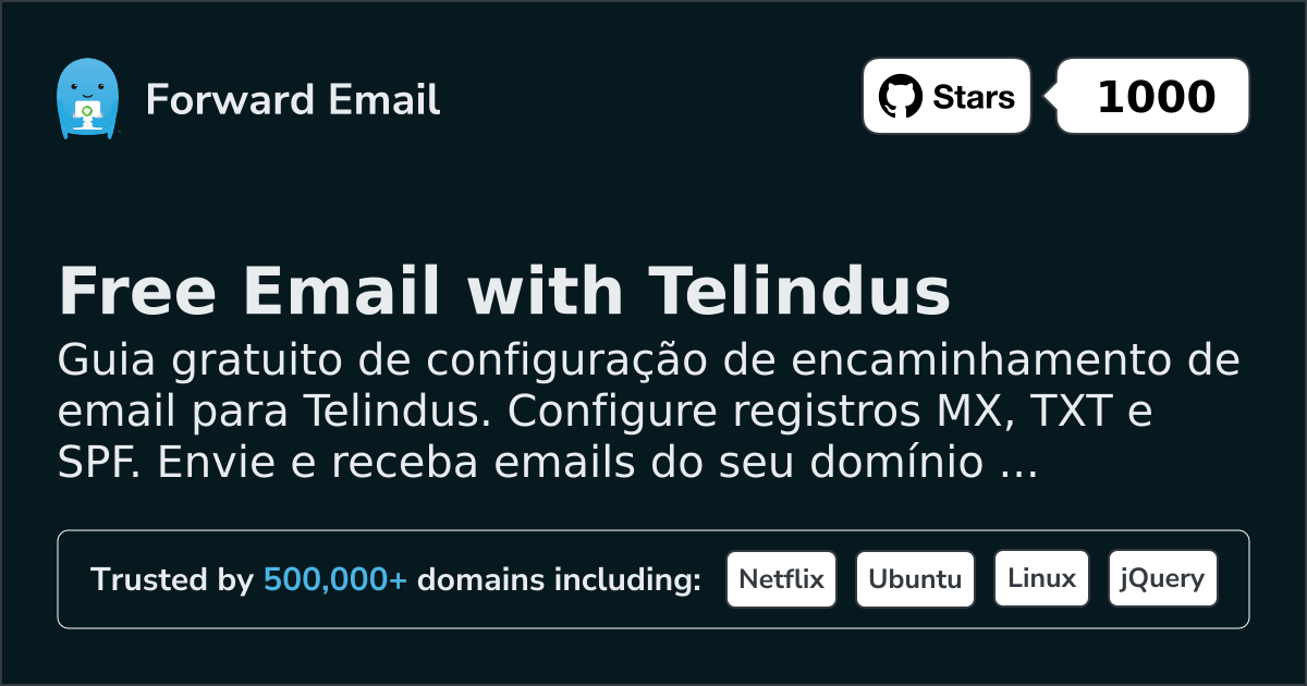 Como configurar e-mail com Telindus