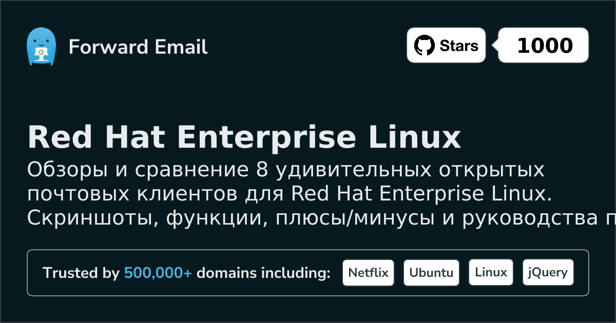8 удивительных открытых почтовых клиентов для Red Hat Enterprise Linux 2026
