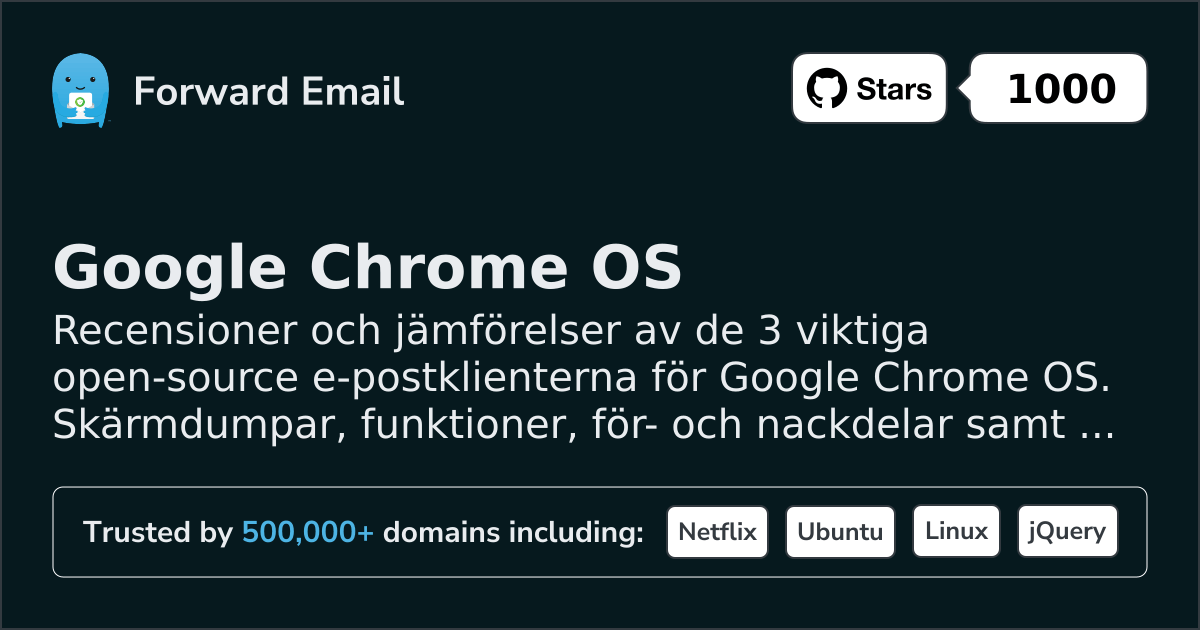 3 Viktiga Open Source E-postklienter för Google Chrome OS 2026