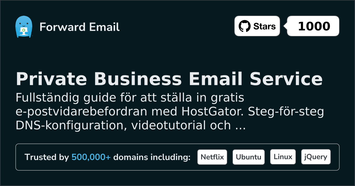 Hur man konfigurerar e-post med HostGator