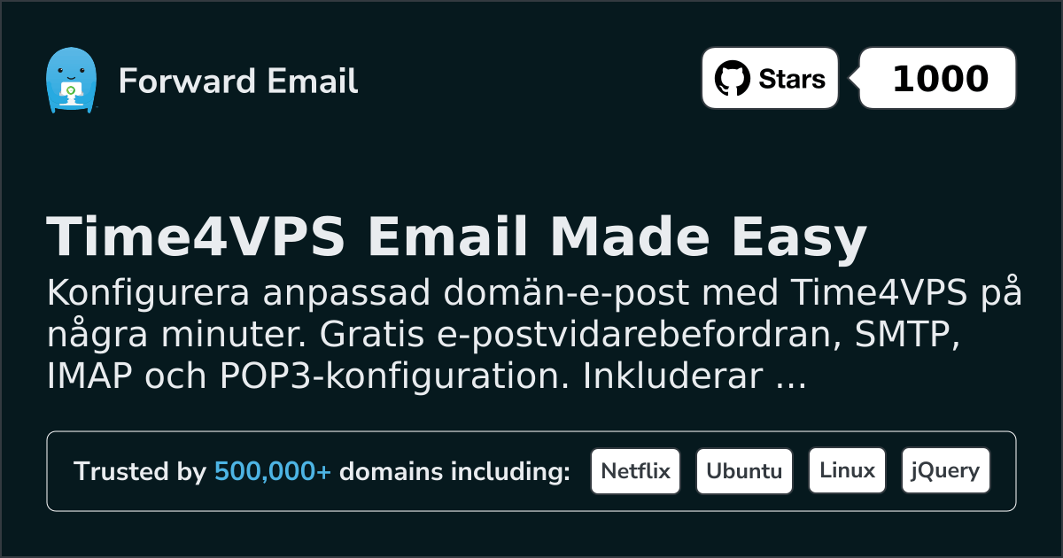 Hur man konfigurerar e-post med Time4VPS