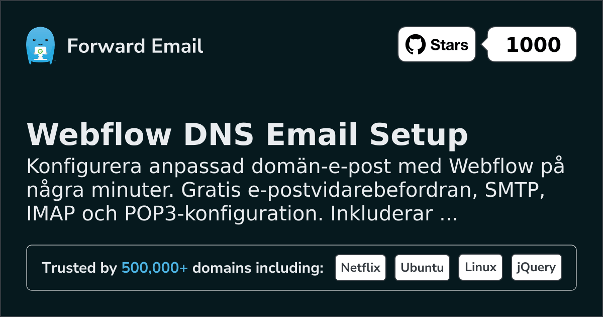 Hur man konfigurerar e-post med Webflow