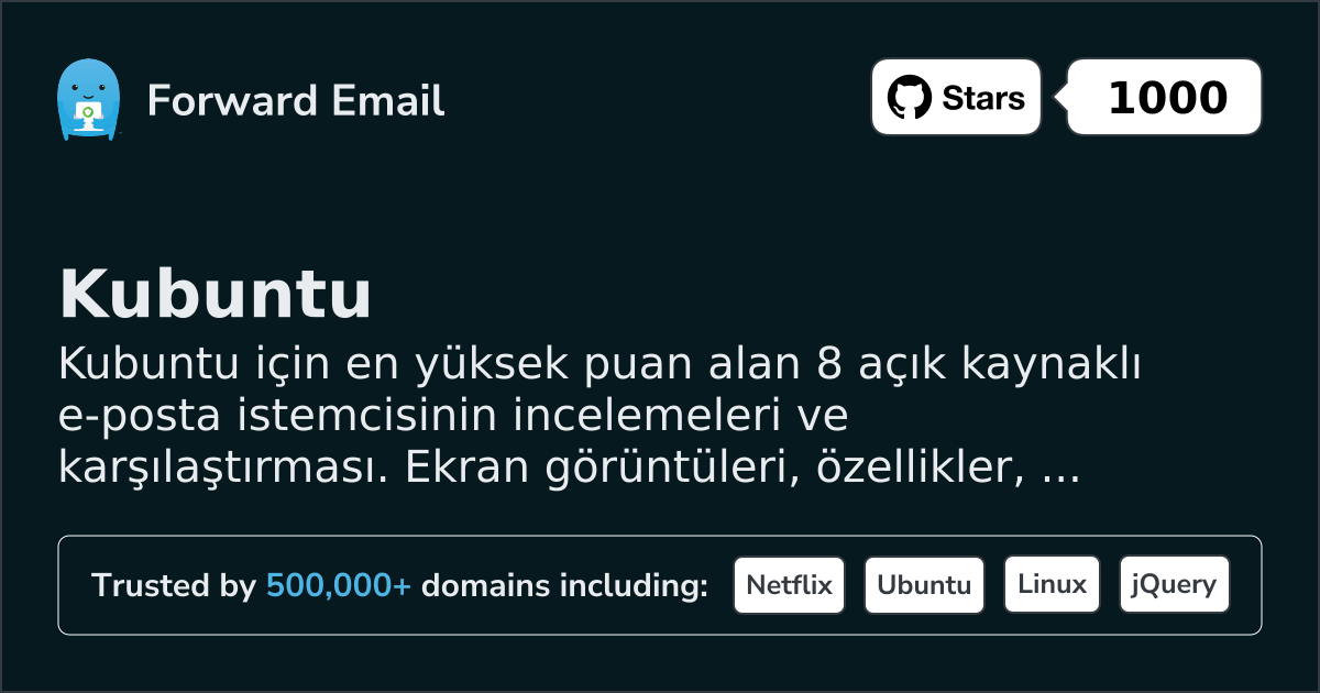2026 için Kubuntu 8 En Yüksek Puanlı Açık Kaynak E-posta İstemcisi