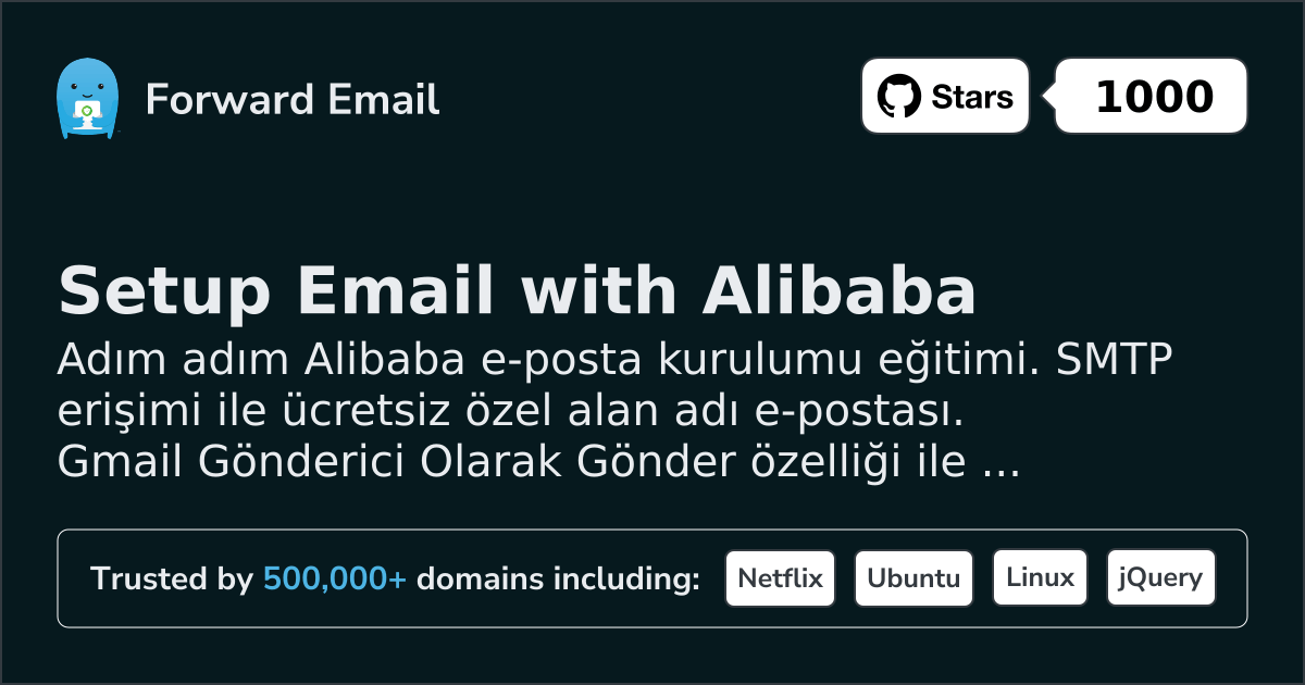 Alibaba ile E-posta Kurulumu