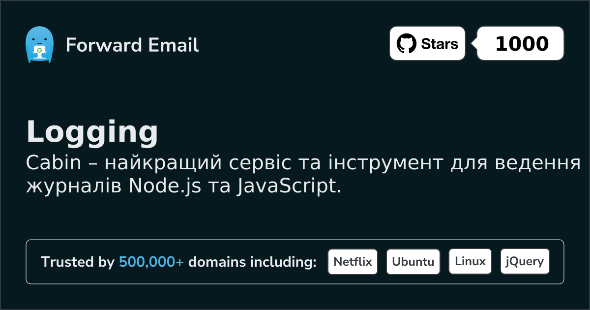 Служба ведення журналів Node.js