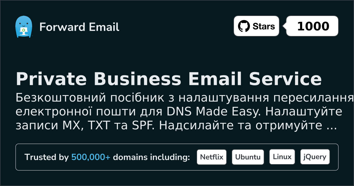 Як налаштувати електронну пошту за допомогою DNS Made Easy