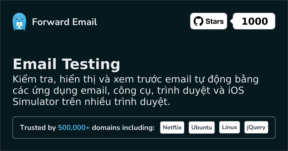 Kiểm tra Email cho Trình duyệt và Trình mô phỏng iOS
