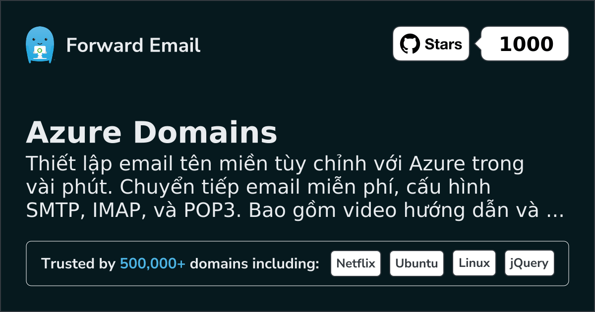 Cách thiết lập Email với Azure