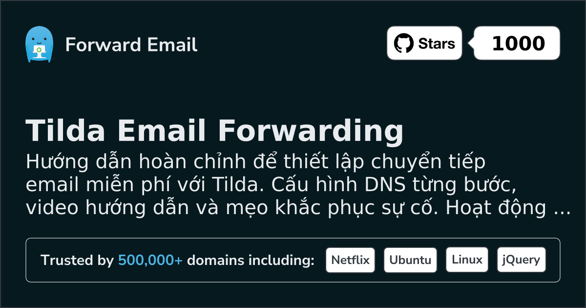 Cách thiết lập Email với Tilda