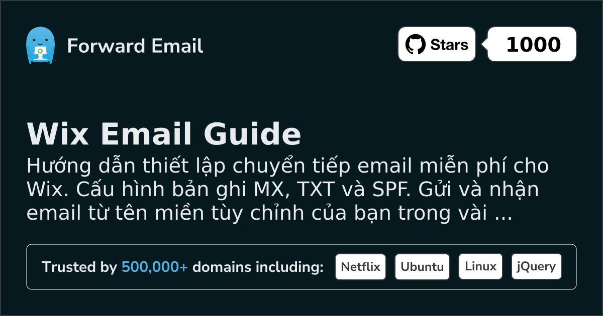 Cách thiết lập Email với Wix